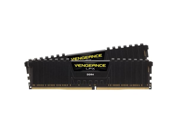 CORSAIR Vengeance LPX - DDR4 - sett - 16 GB: 2 x 8 GB - DIMM 288-pin - 2933 MHz / PC4-23400 - CL16 - 1.35 V - ikke-bufret - ikke-ECC - svart