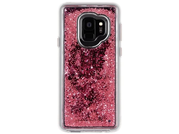 Case-mate WATERFALL, Etui, Samsung, Galaxy S9, Rød, Gjennomsiktig