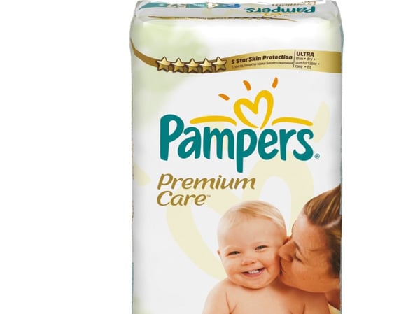 Pampers Premium Care, 7 kg, 18 kg, Vit, 9 månad (er), 12 månad (er), 52 styck