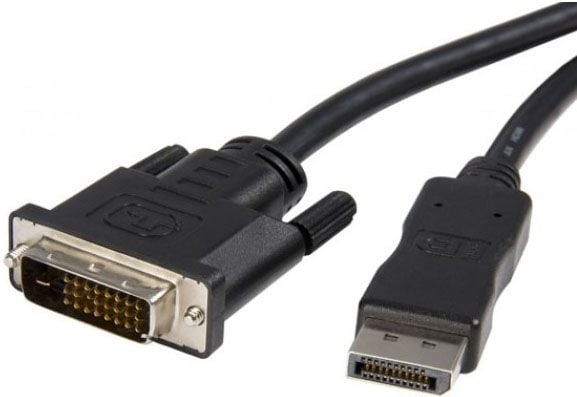 TECHly - Adapterkabel - DisplayPort (hann) til DVI-D (hann) - DisplayPort 1.1 - 3 m - formstøpt, 1080p-støtte