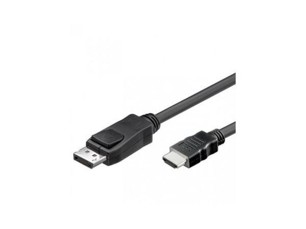 TECHly - Adapterkabel - DisplayPort hann til HDMI hann - 2 m - skjermet - svart - 4K-støtte