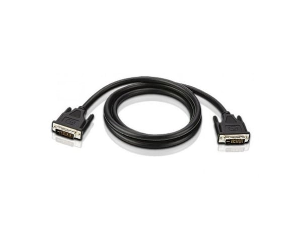 Techly 3.0m DVI-D Dual Link M/M, 3 m, DVI-D, DVI-D, Hankjønn, Hankjønn, Sort
