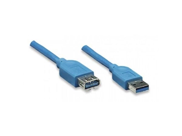 TECHly - USB forlængerkabel - USB Type A (hun) til USB Type A (han) - USB 3.1 Gen1 - 3 m - 3 m