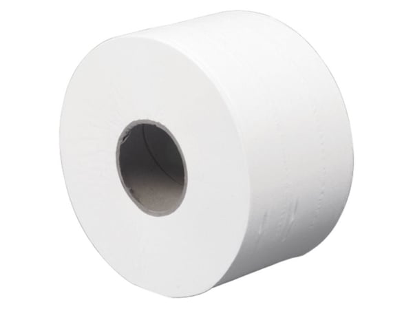 Toalettpapper Care-Ness vit 2-lagers jumbo 170m 12 rullar/kartong - (12 rullar per kartong)