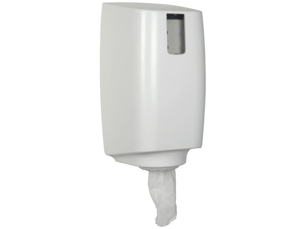 Dispenser Håndklæderulle Pristine Plast Hvid til Centerfeed rulle mini,stk
