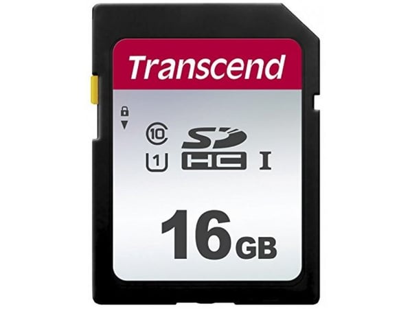 Transcend 300S - Flashminnekort - 16 GB - UHS-I U1 / Class10 - SDHC UHS-I