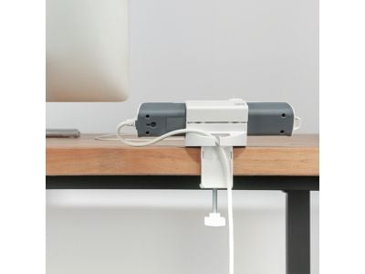 LogiLink KAB0067, Haaroittimen pidike, Valkoinen, Akryylinitriilibutadieenistyreeni (ABS), Silikoni, Terästä, 62 mm, 100 mm, 163 mm