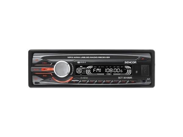 Sencor SCT 3018MR - Vogn - digitalmottaker - i instrumentbordet - Enkelt-DIN - 40 watt x 4
