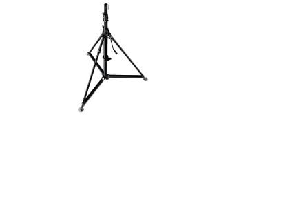 Manfrotto 387XBU - Stativ - maks belastning: 80 kg - svart
