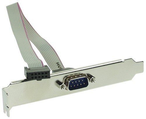 InLine® Seriell hållare 9-stifts hane till 10-stifts hona, 1:1, 0,25m