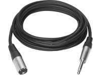 VivoLink - Lydkabel - XLR3 hann til stereojakk hann - 1 m - svart