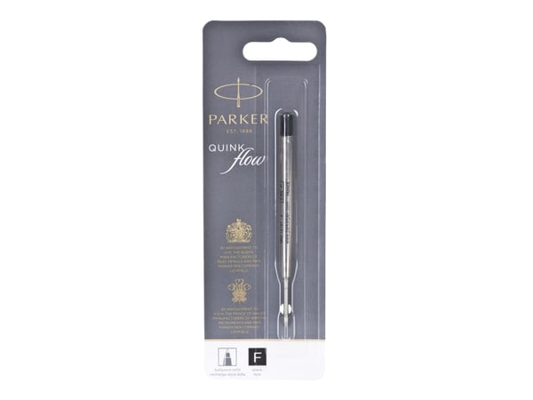 Parker 1950367, Sort, Fint, Sort, Sølv, 0,7 mm, 3500 m, Kulepenn