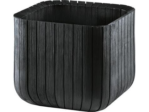 Keter Flowerpot Curver Cube Planter M Anthracite (230227)