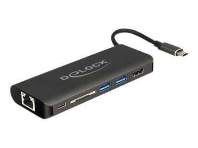 Delock - Dockningsstation - USB-C 3.1 - HDMI - 1GbE
