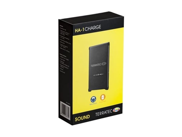 TERRATEC hodetelefonforsterker HA-1 lading inkl. 3000 maH PB