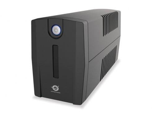 Conceptronic Zeus 01E - UPS - AC 220-240 V - 360 watt - 650 VA - 7 Ah - USB - utgangskontakter: 4