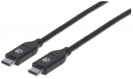 Manhattan 355247, 2 m, USB C, USB C, USB 2.0, 0,48 Gbit/sek, Sort