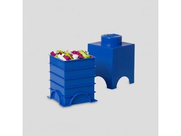 LEGO Storage Brick 1 - Lagerboks - sterk blåfarge