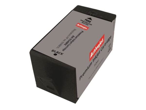 Activejet AH-934BRX, Høyt (XL) utbytte, Svart, Pigmentbasert blekk, 50 ml, 1 stykker, Enkeltpakke