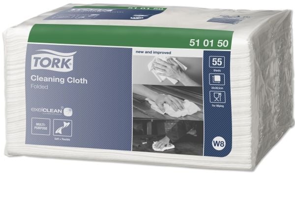 Aftøringsklud Tork Small Pack W8 510150 8x55ark/kar - (440 stk.)