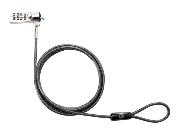HP Essential Combination Lock - Lås för säkerhetskabel - 1.22 m