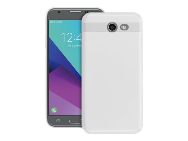 PURO 0.3 - Baksidesskydd för mobiltelefon - silikon, termoplastisk polyuretan (TPU) - transparent, halvgenomskinlig - för Samsung Galaxy J5 (2017)