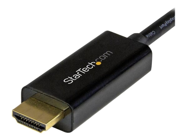 Startech 6ft Mini DisplayPort to HDMI Cable - 4K 30hz Monitor Adapter Cable - mDP PC or Macbook to HDMI Display (MDP2HDMM2MB) - Adapterkabel - Mini...