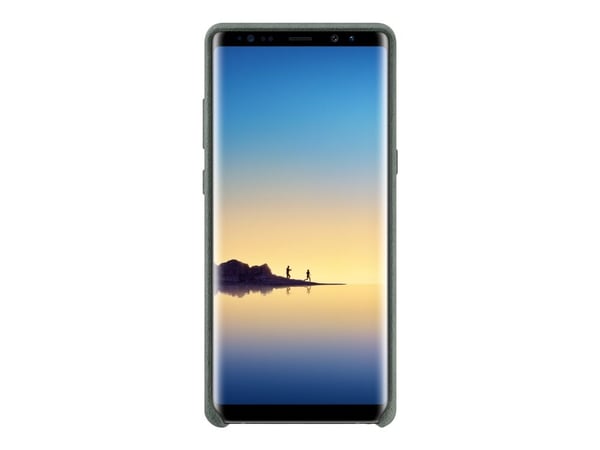 Samsung Alcantara Cover EF-XN950 - Matkapuhelimen takakuori - alcantara - khaki - Galaxy Note8:lle