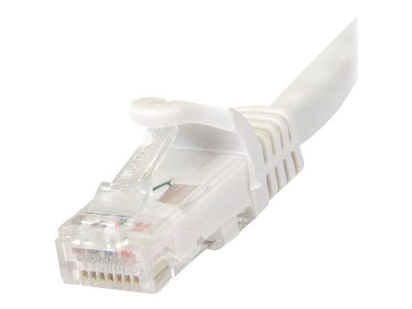 Startech 1m CAT6 Ethernet Cable, 10 Gigabit Snagless RJ45 650MHz 100W PoE Patch Cord, CAT 6 10GbE UTP Network Cable w/Strain Relief, White, Wiring ...