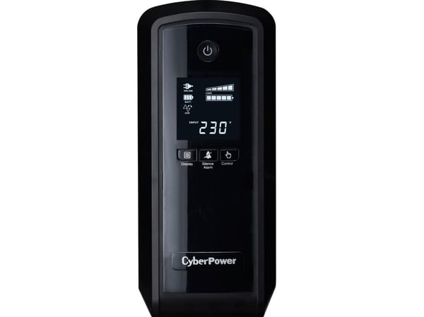 CyberPower PFC Sinewave Series CP550EPFCLCD - UPS - AC 230 V - 330 watt - 550 VA - 7 Ah - USB - utgangskontakter: 6