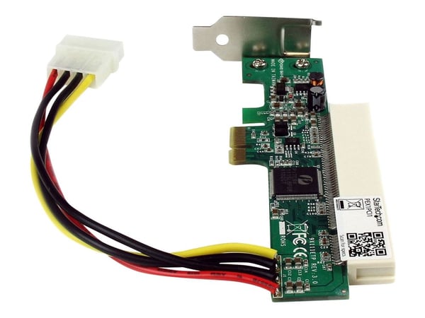 Startech PCI Express to PCI Adapter Card - PCIe to PCI Converter Adapter with Low Profile / Half-Height Bracket (PEX1PCI1) - PCIe x1 til PCI-sporad...