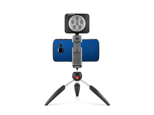 Manfrotto TwistGrip - Klemme for mobiltelefon - mørk grå