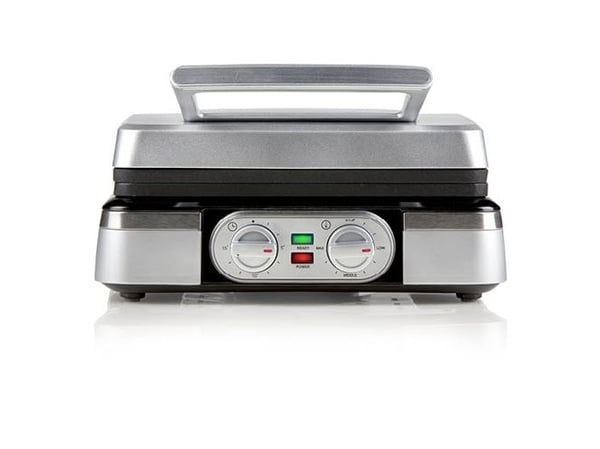Domo DO9149W, 2 våffla/våfflor, Rektangulär, Silver, 1400 W