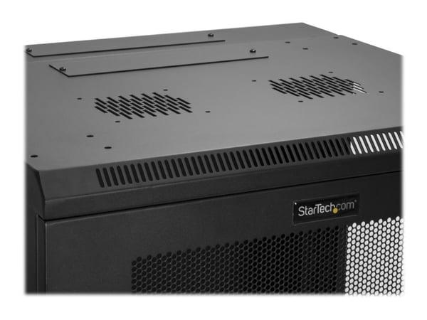 Startech 12U 19" Wall Mount Network Cabinet, 20" Deep 4 Post Hinged Locking IT Computer Equipment Enclosure with Shelf, Flexible Vented Switch Dept...