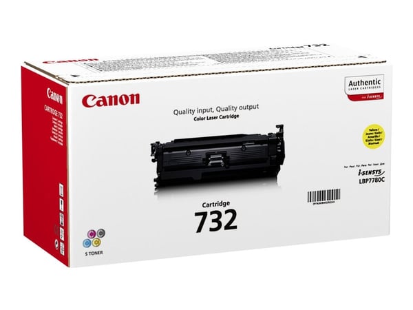 Canon CRG 732 Y, 6400 sivua, Keltainen, 1 kpl