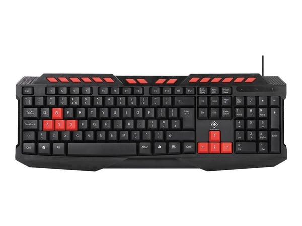 DELTACO GAMING GAM-024 - Tastatur - USB - Storbritannia - svart