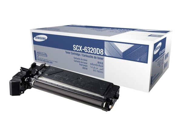 Samsung SCX-6320D8 -värikasetti, musta, 8000 sivua, Musta, 1 kpl