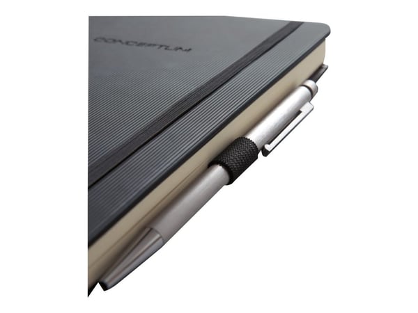 Sigel Conceptum Classic - Notisbok - eskebundet - 213 x 295 mm - 194 sider - gemsepapir - vanlig - svart perm