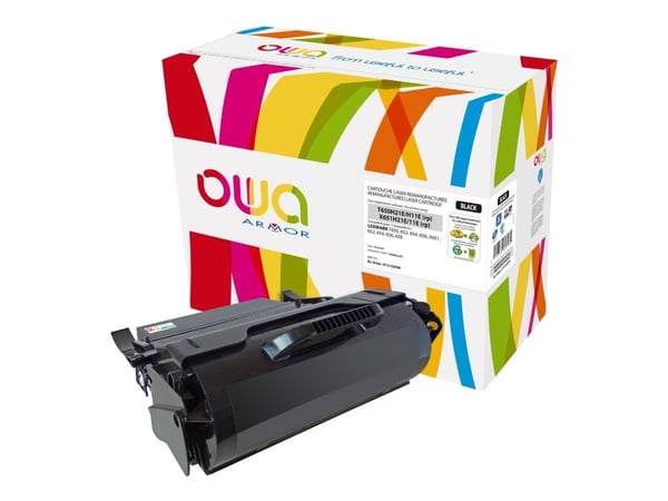 OWA - Sort - kompatibel - Genprodusent - tonerpatron (alternativ til: Lexmark T650H21E) - for Lexmark T650dn, T650dtn, T650n, T652dn, T652dtn, T652...