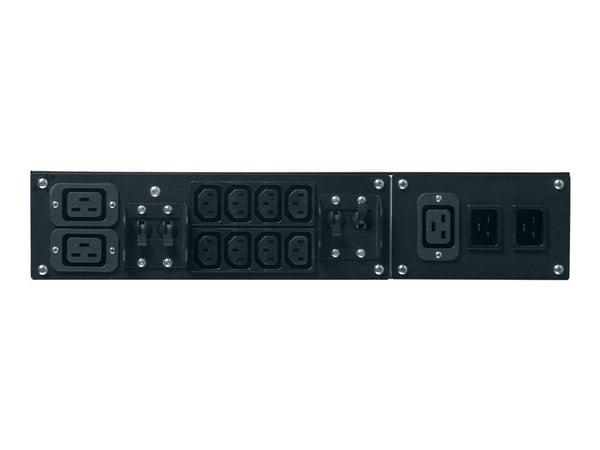 APC Service Bypass Panel - Bypass-omskifter (rackversion) - AC 230 V - output-stikforbindelser: 10 - 2U - 19" - sort - for InfraStruXure Type A 4-1...