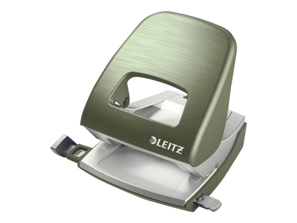 Leitz NeXXt Lävistäjä Style New 30 ark. metalli, 30 arkkia, Vihreä, Hopea, Metalli, 8 cm, A6, 107 mm