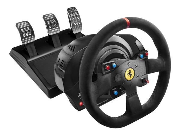 Thrustmaster Ferrari T300 Integral Racing - Alcantara - hjul- og pedalsett - kablet - for PC, Sony PlayStation 3, Sony PlayStation 4, Sony PlayStat...