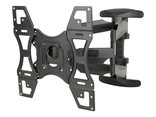 Multibrackets M VESA Flexarm Full Motion Dual - Brakett - for flatpanel - stål, plastikk - svart - skjermstørrelse: 40"-70" - veggmonterbar