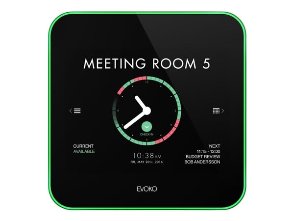 Evoko Liso - Room manager - trådløs, kablet - 802.11a/b/g/n, NFC - Gigabit Ethernet