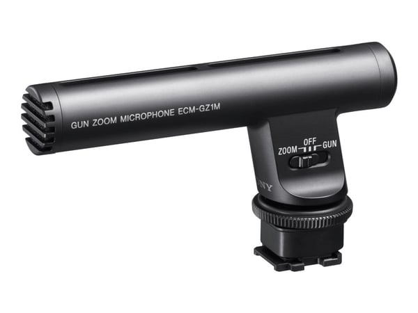 Sony ECM-GZ1M - Mikrofoni - zoom - lajittelu - Cinema Line ILME-FX3; Handycam FDR-AX43, AX60; VLOGCAM ZV-1G; a6100; a6400; a7C; a7s III; a6100; a64...