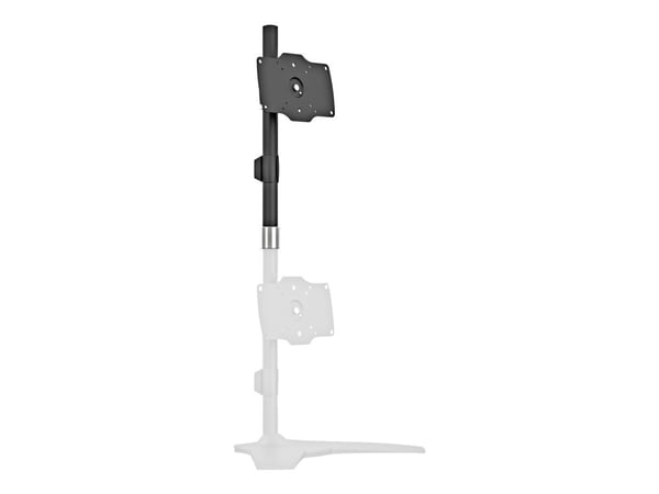Multibrackets M VESA Desktopmount Single Stand Expansion Kit - Monteringskomponent (montering, rør) - for LCD-skjerm - svart - skjermstørrelse: 24"...