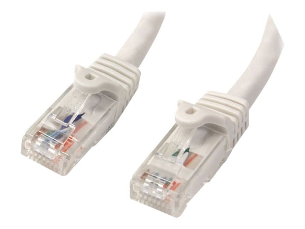 Startech 1m CAT6 Ethernet Cable, 10 Gigabit Snagless RJ45 650MHz 100W PoE Patch Cord, CAT 6 10GbE UTP Network Cable w/Strain Relief, White, Wiring ... Startech 1m CAT6 Ethernet Cable, 10 Gigabit Snagless RJ45 650MHz 100W PoE Patch Cord, CAT 6 10GbE UTP Network Cable w/Strain Relief, White, Wiring ...