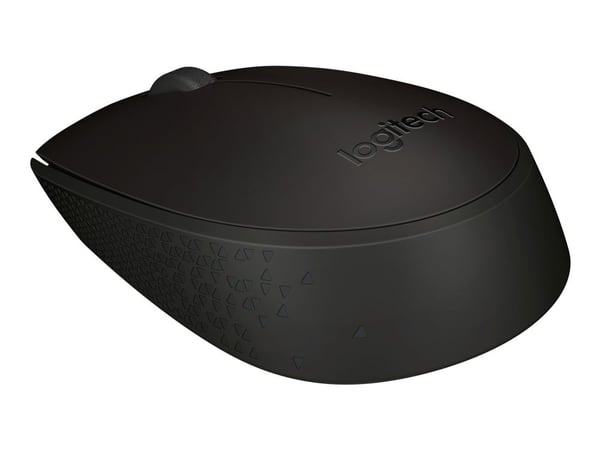 Logitech B170 - Mus - optisk - 3 knapper - trådløs - 2.4 GHz - USB trådløs mottaker - svart