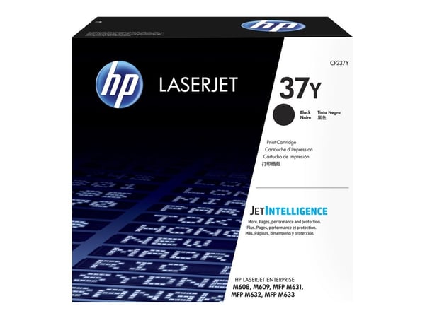 HP 37Y - Ekstra høy ytelse - svart - original - LaserJet - tonerpatron (CF237Y)