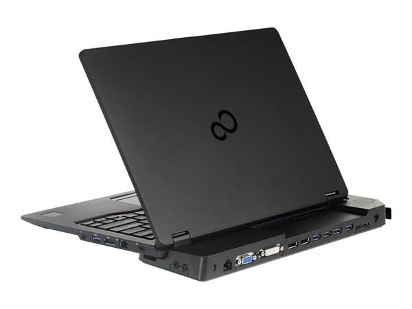 Fujitsu - Portreplikator - VGA - 90 Watt - Europa - för LIFEBOOK E5410, E5510, E5511, E559, U727, U729, U7310, U7311, U7410, U747, U7510, U759